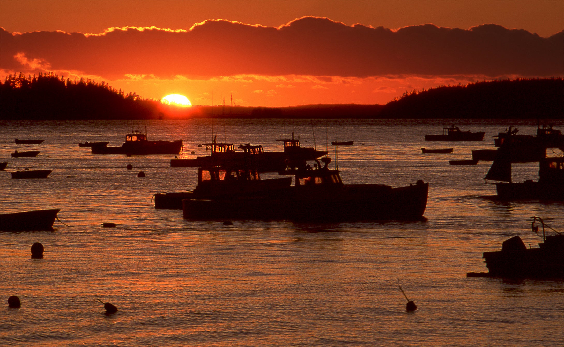 First Light    Stonington Harbor Maine