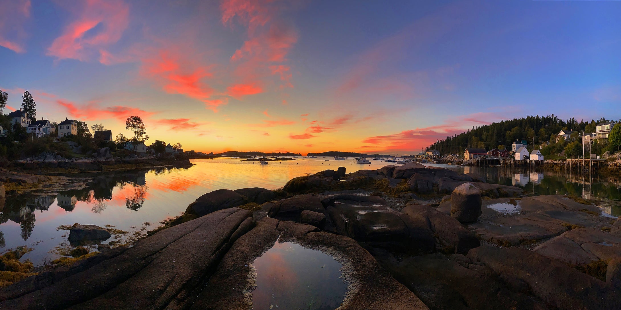 Radiant Sunrise     Stonington Harbor Maine