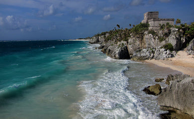 Tulum Castle (Castillo) The Mayan city of Tulum, Mexico